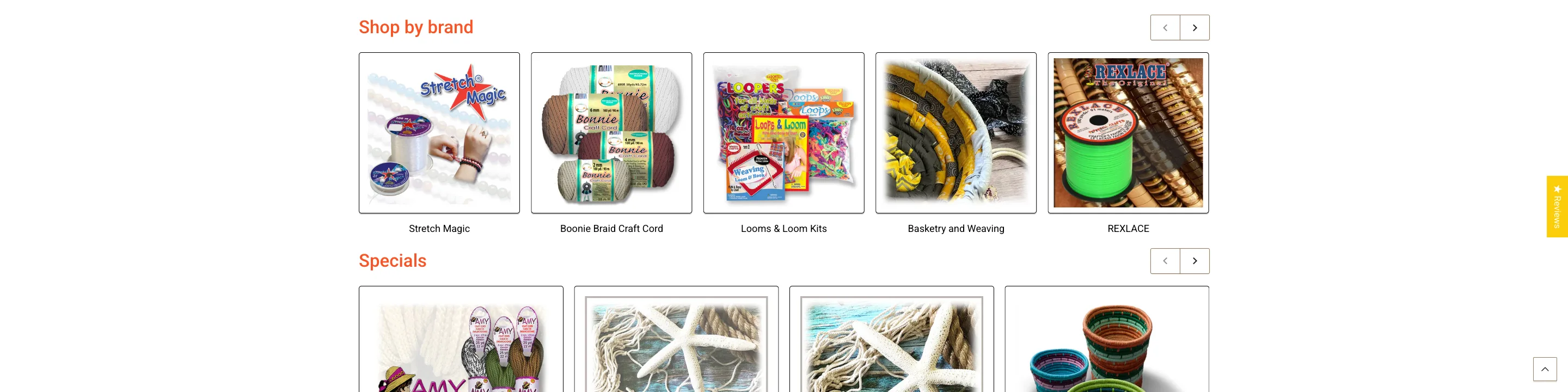 pepperellcrafts.com Shop by brand section