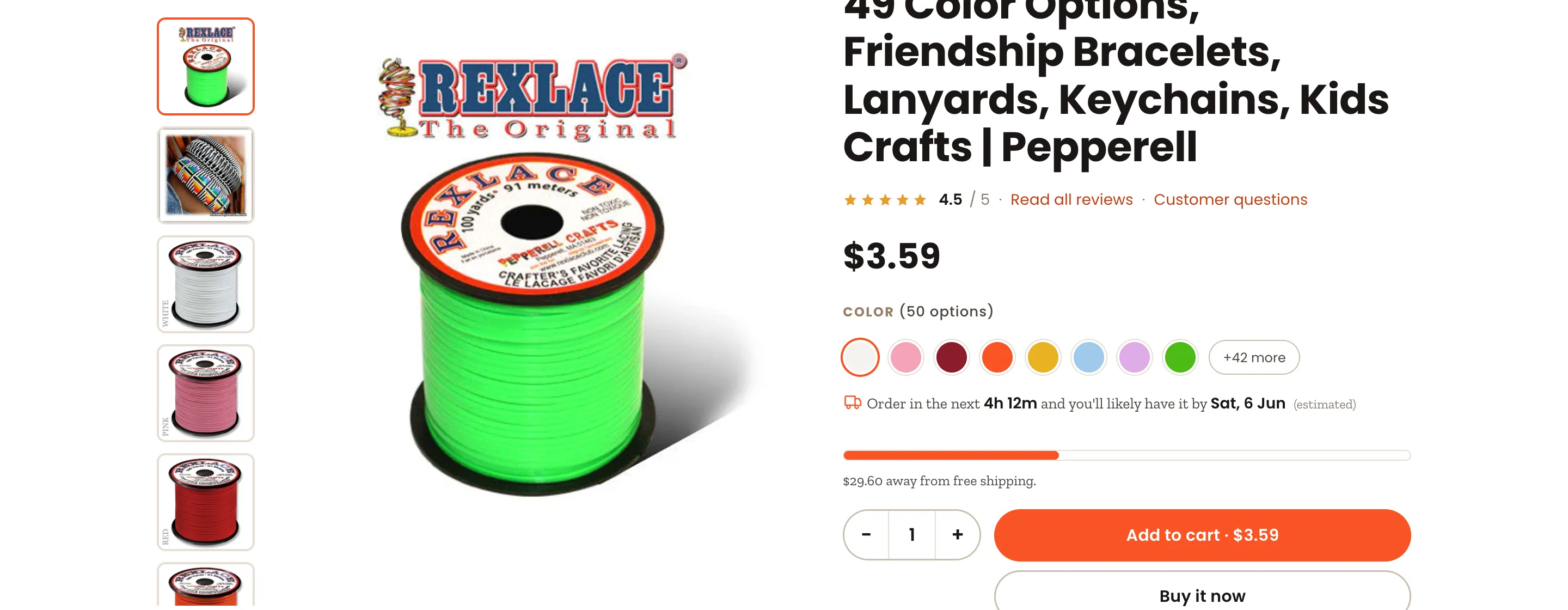 Preview storefront product page delivery estimate under the buy button
